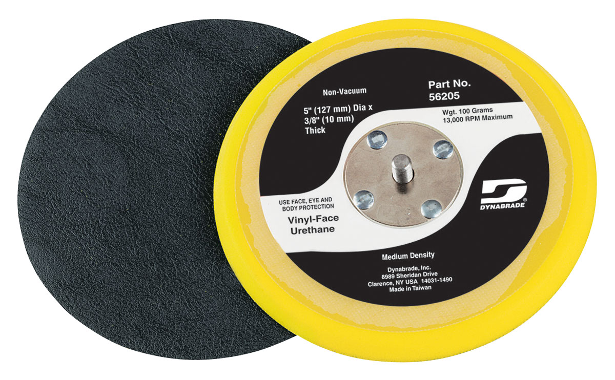 5" (127 mm) Dia. Non-Vacuum Disc Pad, Vinyl-Face - Power Tool Parts & Other